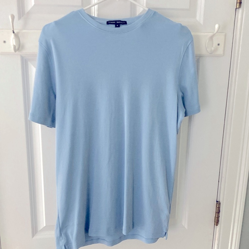 Robert Barakett T Shirt, Color: Light Blue, Size: Medium